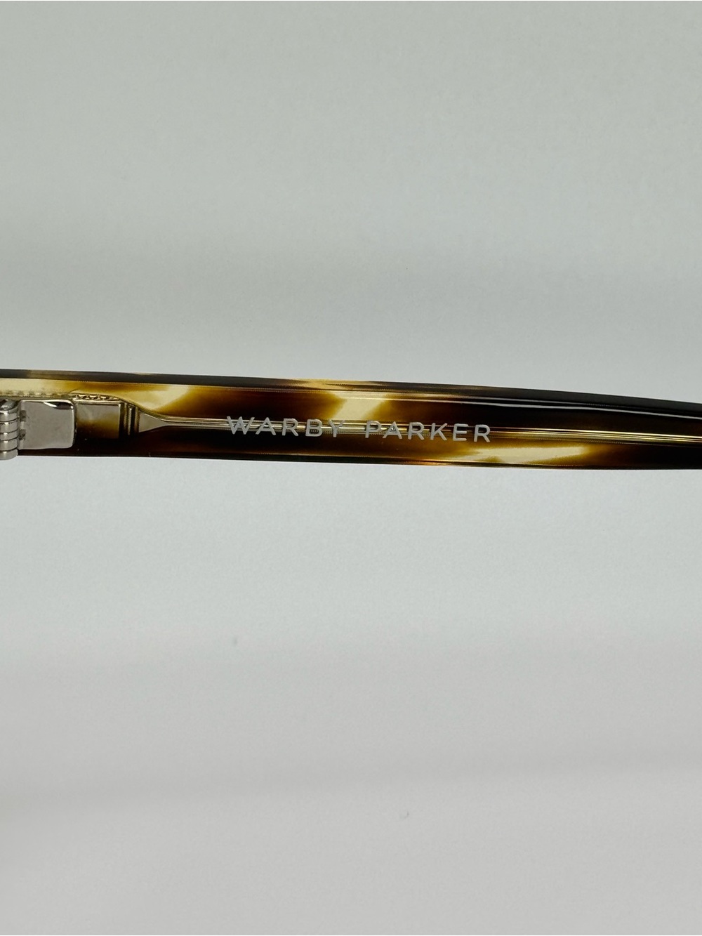 Warby Parker Percey 256 Eyeglasses Tortoise Striped Sassafras Round Frame Wide - Picture 4 of 4